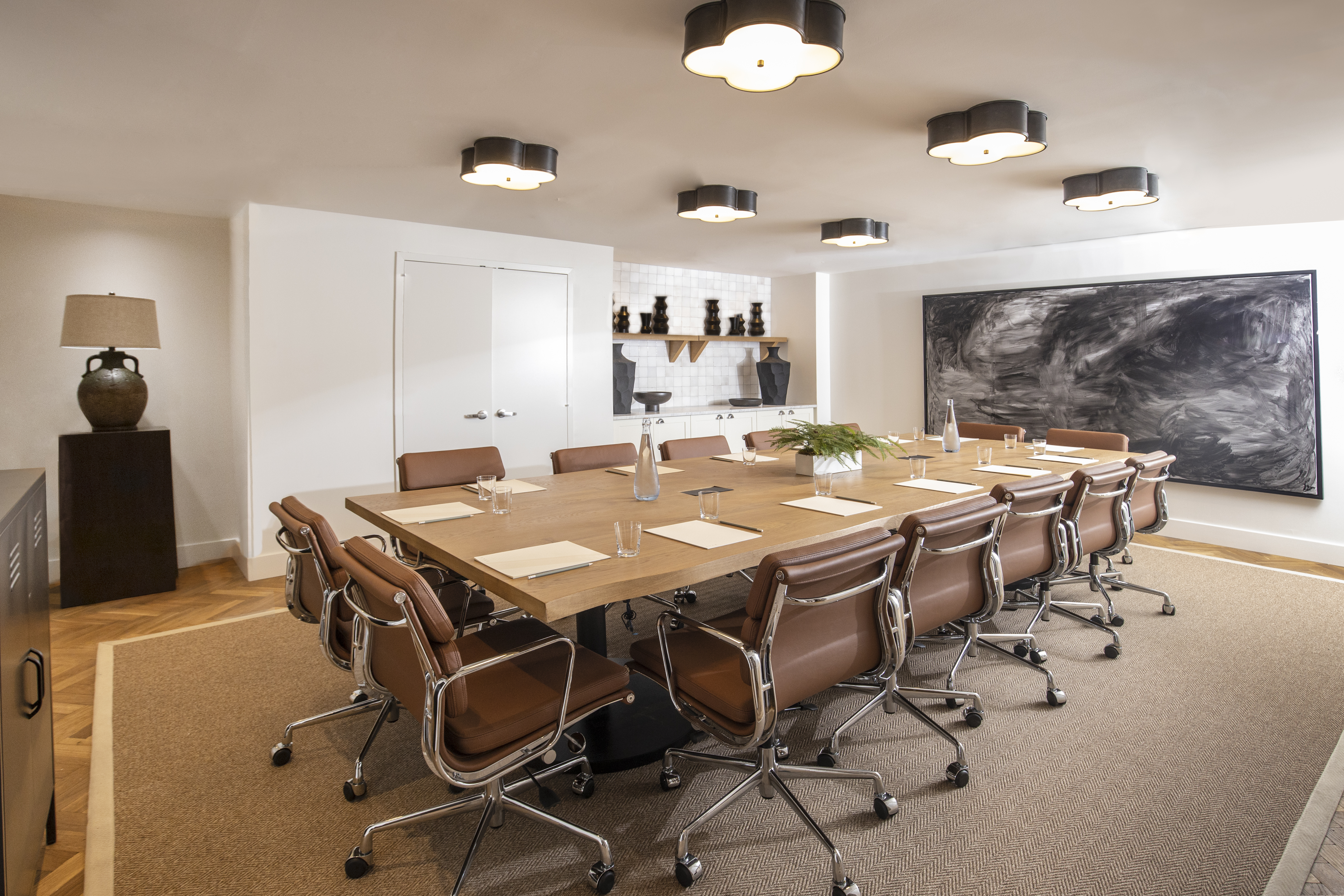 The Study Meeting room at the Lyle DC hotel.