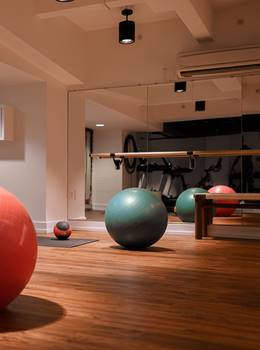 Lyle Gym with exercise balls